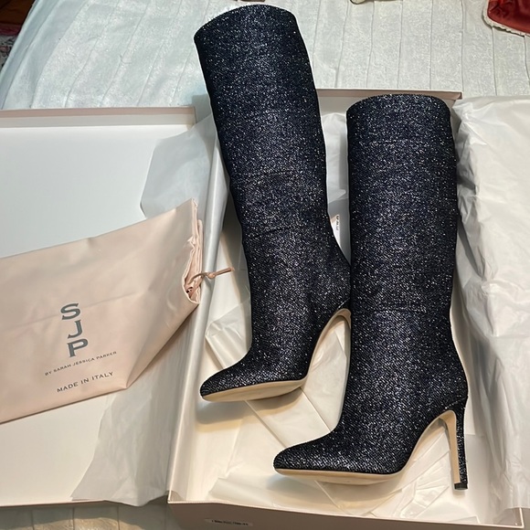 SJP by Sarah Jessica Parker Shoes - SJP by Sarah Jessica Parker Exclusory Glitter Boots size 37.5